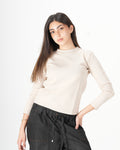 Long Sleeve Top – Beige