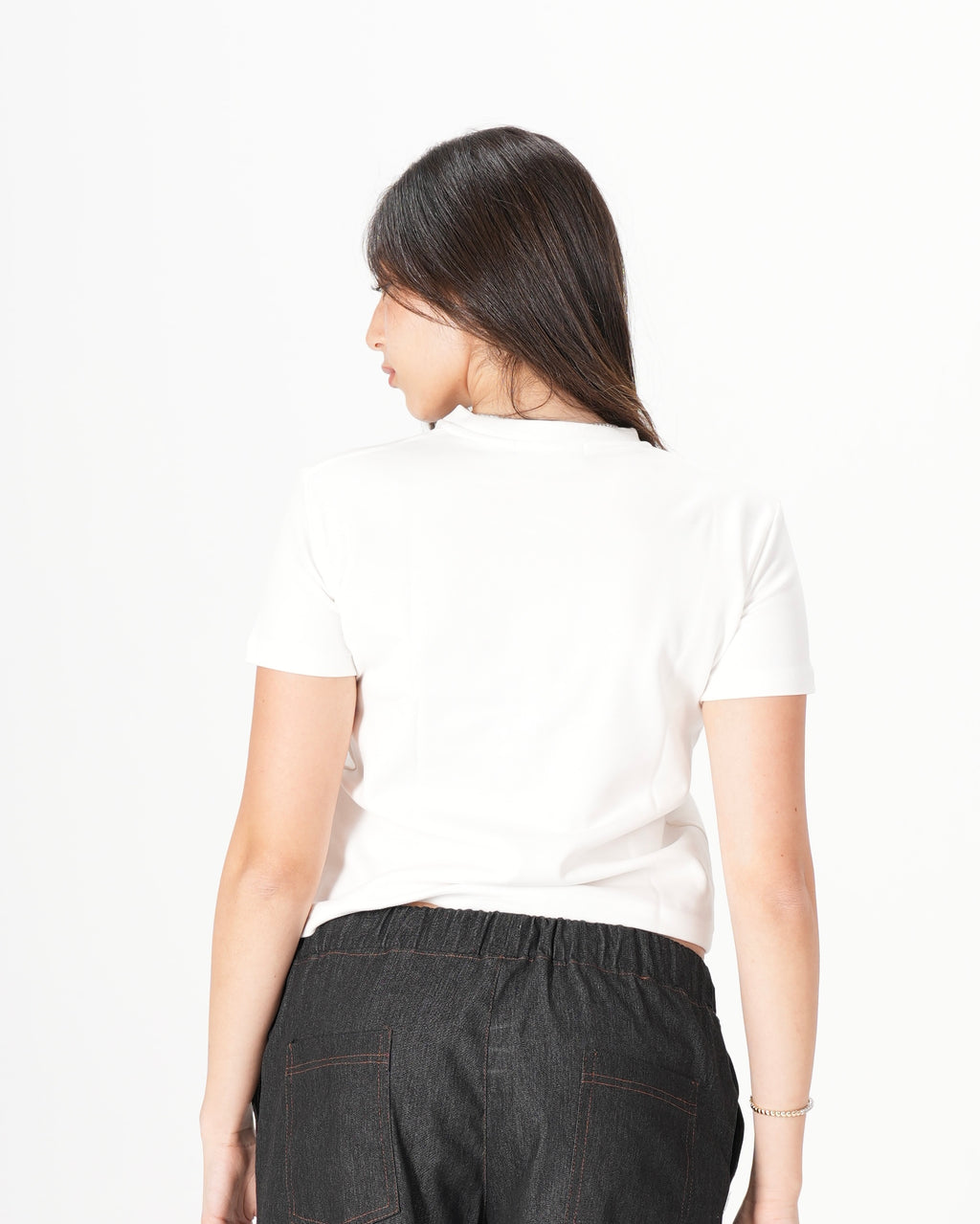 Short Sleeve Top – Off White