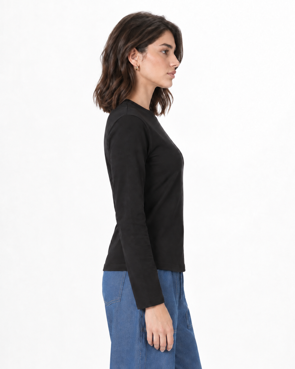 Long Sleeve Top – Black
