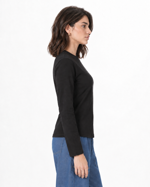 Long Sleeve Top – Black